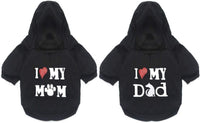 Cozy & Stylish Dog Hoodies - 2-Pack Winter Sweaters for Small & Medium Pups - Soft, Thick, and Perfect for Boys!