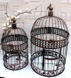 Elegant Iron Bird Cage for Weddings and Floral Arrangements 