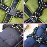 "Ultimate Waterproof Dog Jacket: Cozy Winter Harness Vest for Small Breeds - Perfect for Shih Tzus, Chihuahuas, and Pugs!"