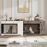 Stylish Ansel 47.2" Dog Crate Furniture with Convenient Drawers