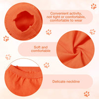 Vibrant Summer Dog T-Shirt Set - 8 Soft & Breathable Colors for Your Puppy - Size S