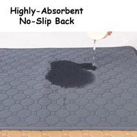  Waterproof Diaper Mat for Guinea Pigs, Hamster, Hedgehogs & Small Pets - Washable Cage Pee Pad & Bedding Mat 