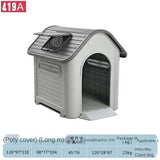 Plastic Warm Kennel Rainproof Outdoor Medium and Large Dog House Golden Retriever Dog Cage Dog House Sun Protection Dog Supplie