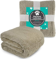 Luxurious Fluffy Waterproof Dog Blanket for Small & Medium Dogs     