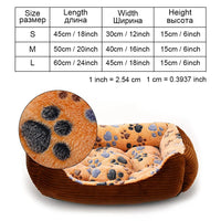 Luxurious Winter Pet Bed Collection - Ideal for Dogs and Cats of All Sizes