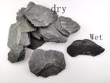 PH Neutral Natural Slate Rocks for Aquariums and Landscaping - Perfect for Tank Decoration and Amphibian Enclosures (12 LB, 5-7 Inch)