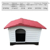 Plastic Warm Kennel Rainproof Outdoor Medium and Large Dog House Golden Retriever Dog Cage Dog House Sun Protection Dog Supplie