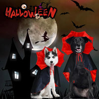 "Spooktacular Medium Dog Halloween Costumes - Vampire Cloak & Devil Outfit for Dogs!"