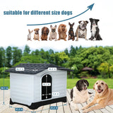 "Cozy Plastic Dog Shelter"