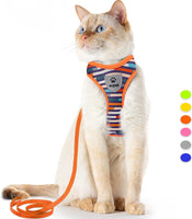 Adjustable Cat Harness and Leash Set for Walking - Escape Proof Vest for Large and Small Cats and Kittens