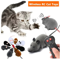 Wireless Remote Control Cat Toy with Simulation Mouse - Interactive Funny Cat Toy