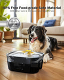 Ultimate 2-Gallon Dog Water Fountain & Food Bowl Dispenser