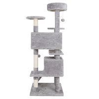 53" Activity Tower Cat Tree with Sisal-Covered Scratch Post - Kitty Furniture