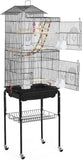 Deluxe 64-Inch Open Top Bird Cage with Rolling Stand   