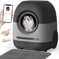 "Revolutionary Redsasa Smart Cat Litter Box - Effortless Self-Cleaning & App Control for Multiple Cats!"