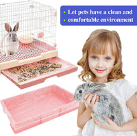 Disposable Clear Plastic Cage Liners - 50 Pack for Small Animals