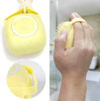 Ultimate Pet Bath Brush & Shampoo Dispenser - Soft Silicone Grooming Tool for Dogs & Cats 