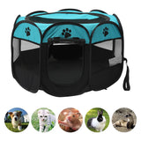 Portable Pet Playpen: Foldable Tent for Dogs and Cats - Indoor/Outdoor Safe Enclosure