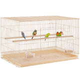 30" Bird Cage with Slide-Out Tray and Wood Perches