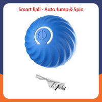 "Automatic Smart Jumping & Rolling Ball - Interactive Gravity Sensor Toy for Dogs and Cats"