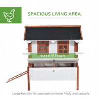 Large Wooden Chicken Coop with Nesting Box & Door 🐔