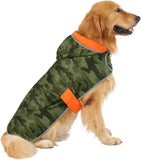 Stylish Reversible Camo, hooded Raincoat for Dogs      