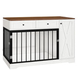 Stylish Ansel 47.2" Dog Crate Furniture with Convenient Drawers