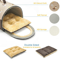 Cozy 2-in-1 Small Dog House for Small to Medium Dogs