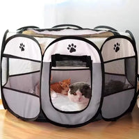 Ultimate Portable Foldable Pet Tent & Kennel - Easy Setup Octagonal Shelter for Dogs & Cats Outdoors