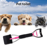 "Ultimate Pink Poop Picker: Large, Non-Breakable Scooper for Easy Outdoor Dog Walking"