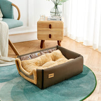 Cozy 2-in-1 Small Dog House for Small to Medium Dogs