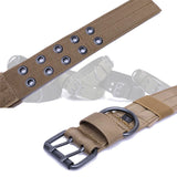 Tactical Heavy Duty Nylon Large Dog Collar with Metal Buckle - 2" Wide