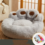 Ultimate Cozy Fleece-Lined Dog Bed for Medium to Large Breeds