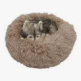 Luxurious Round Plush Dog Bed for Pets - Overseas Warehouse Dropshipping