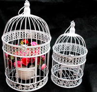 Elegant Iron Bird Cage for Weddings and Floral Arrangements 