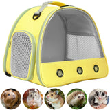 "Ultimate Portable Travel Carrier for Small Pets - Guinea Pig, Hamster, Bearded Dragon & Birds - Clear View Design for Outdoor & Vet Trips!"