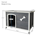 "Ultimate Weatherproof Dog House - Perfect for Dogs of Any Size!"