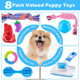 "Fun Pack of Teething Toys for Small Puppies and Dogs"