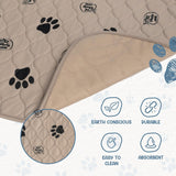 Premium Reusable Dog Pee Pads - Washable Waterproof Potty Training Mats