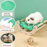 Cozy Guinea Pig Hideout & Hammock - Perfect Retreat for Bunnies, Bearded Dragons & More!