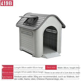 Plastic Warm Kennel Rainproof Outdoor Medium and Large Dog House Golden Retriever Dog Cage Dog House Sun Protection Dog Supplie