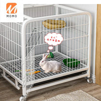 Luxurious Villa Rabbit Cage - Spacious Indoor Home for Your Bunny with Special Breeding Area