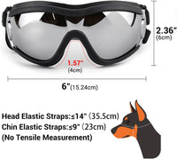 "Ultimate Dog Goggles for Large Breeds - Stylish Eye Protection for Riding, Biking, and Driving!"