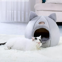 Cozy Cat Bed Tent House: Soft & Warm Washable Nest for Small Pets