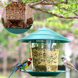 Deluxe Automatic Outdoor Bird Feeder - Hanging Wild Bird Seed Dispenser for Your Garden