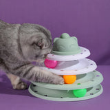 Cat Toy Tower - Engaging Tracks for Cat Intelligence and Amusement