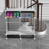 Spacious Indoor Rabbit Cage with Large Pull-Out Drawer