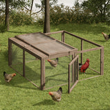 45,5" Chicken Coop and Rabbit Hutch.  