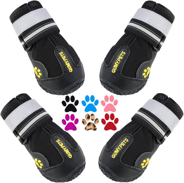 Ultimate Dog Shoes for All Weather: Durable Boots for Large & Medium Dogs - Winter Snow, Summer Heat, Rainy Days & Slippery Floors