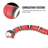 "Smart Sensing Rechargeable Snake Toy - Interactive Simulation for Kids and Pets - Perfect Holiday Gift"